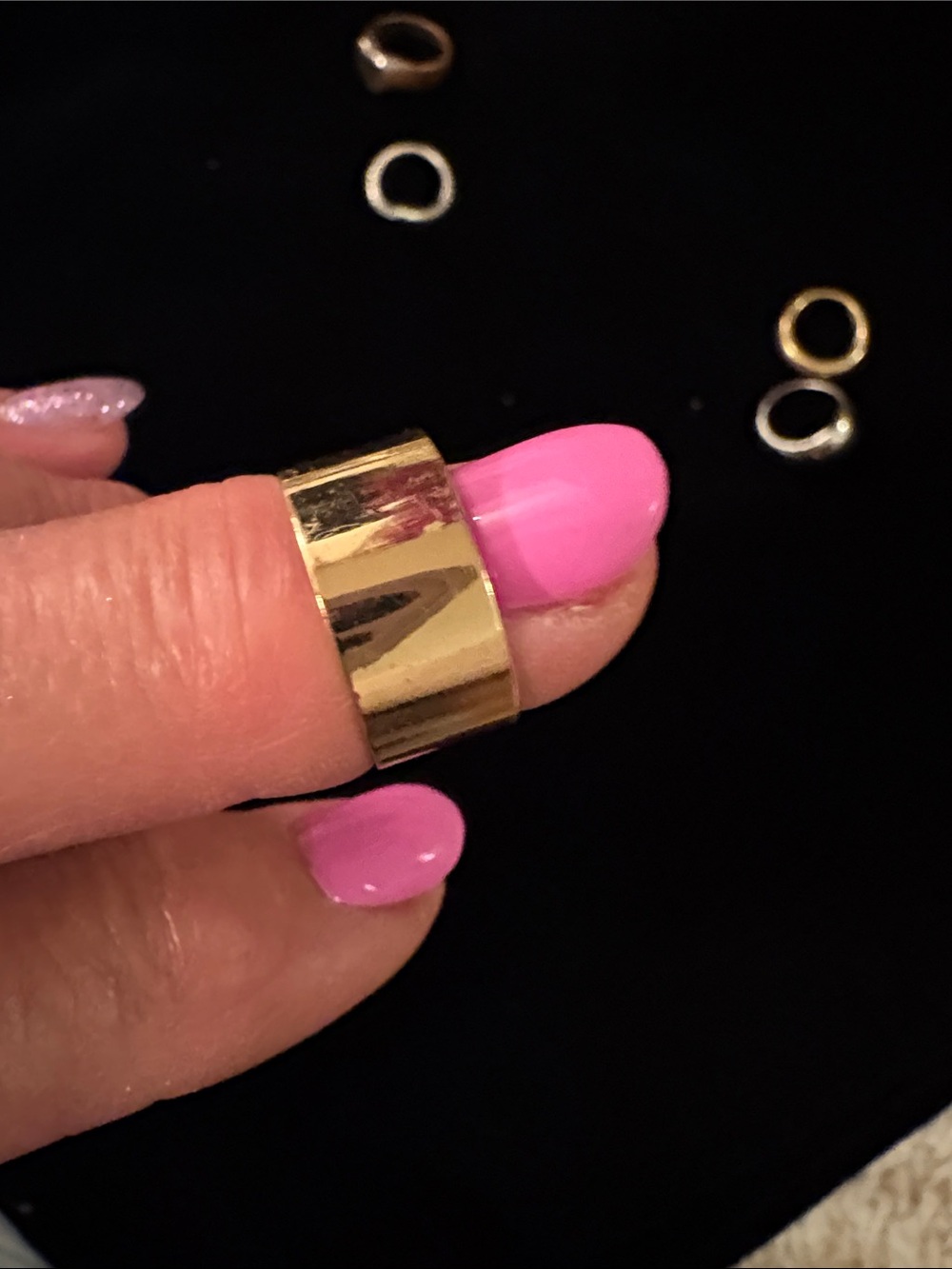 Women’s Mixed Metal Stackable Rings - Gold & Silver 5 - Picture 4 of 6